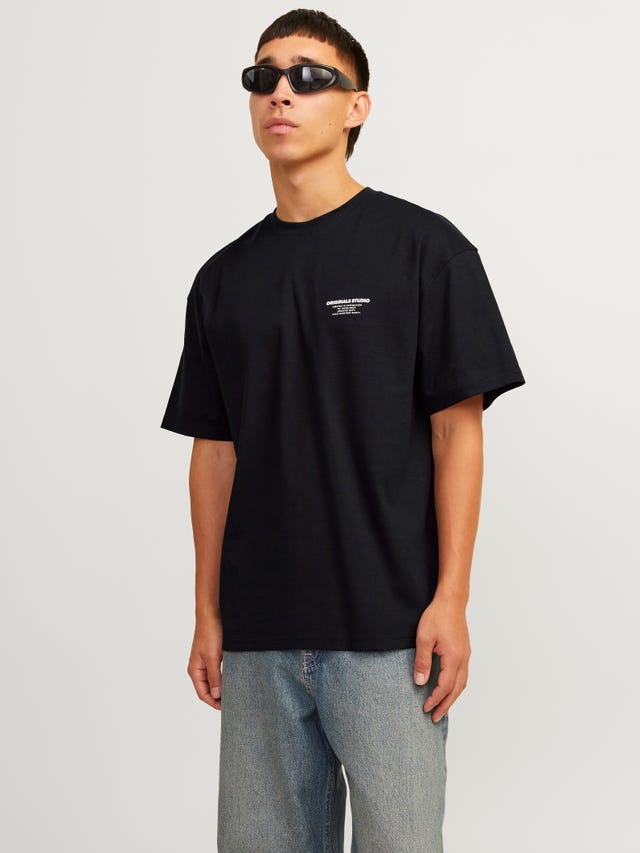 Jack & Jones Bedrukt Ronde hals T-shirt - 12262718