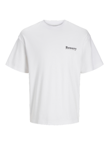 Jack & Jones Camiseta Estampado Cuello redondo -Bright White - 12262718