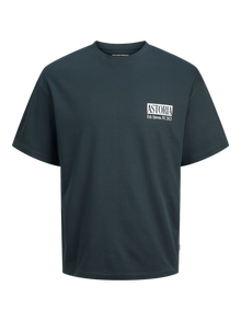 Jack & Jones Printed Crew neck T-shirt -Forest River - 12262718