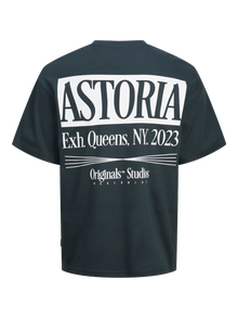 Jack & Jones Trykk Crew neck T-skjorte -Forest River - 12262718