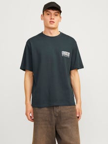 Jack & Jones Trykk Crew neck T-skjorte -Forest River - 12262718