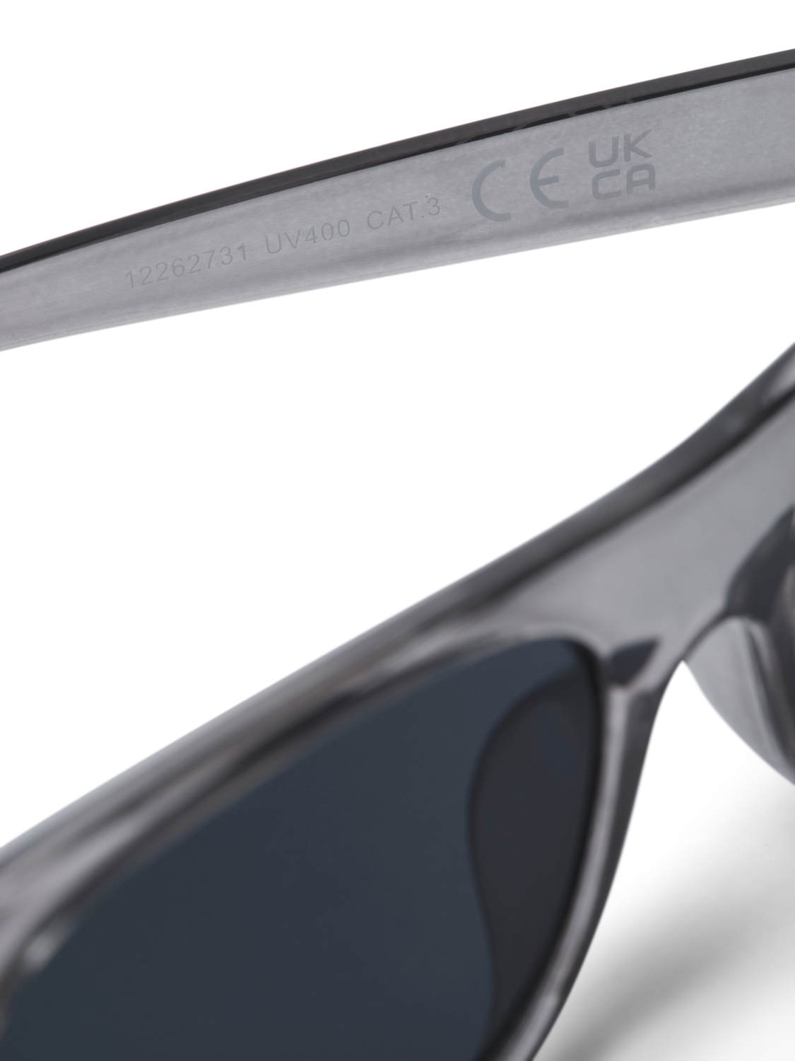 Jack & Jones Plastic Rectangular sunglasses -Light Grey Denim - 12262731