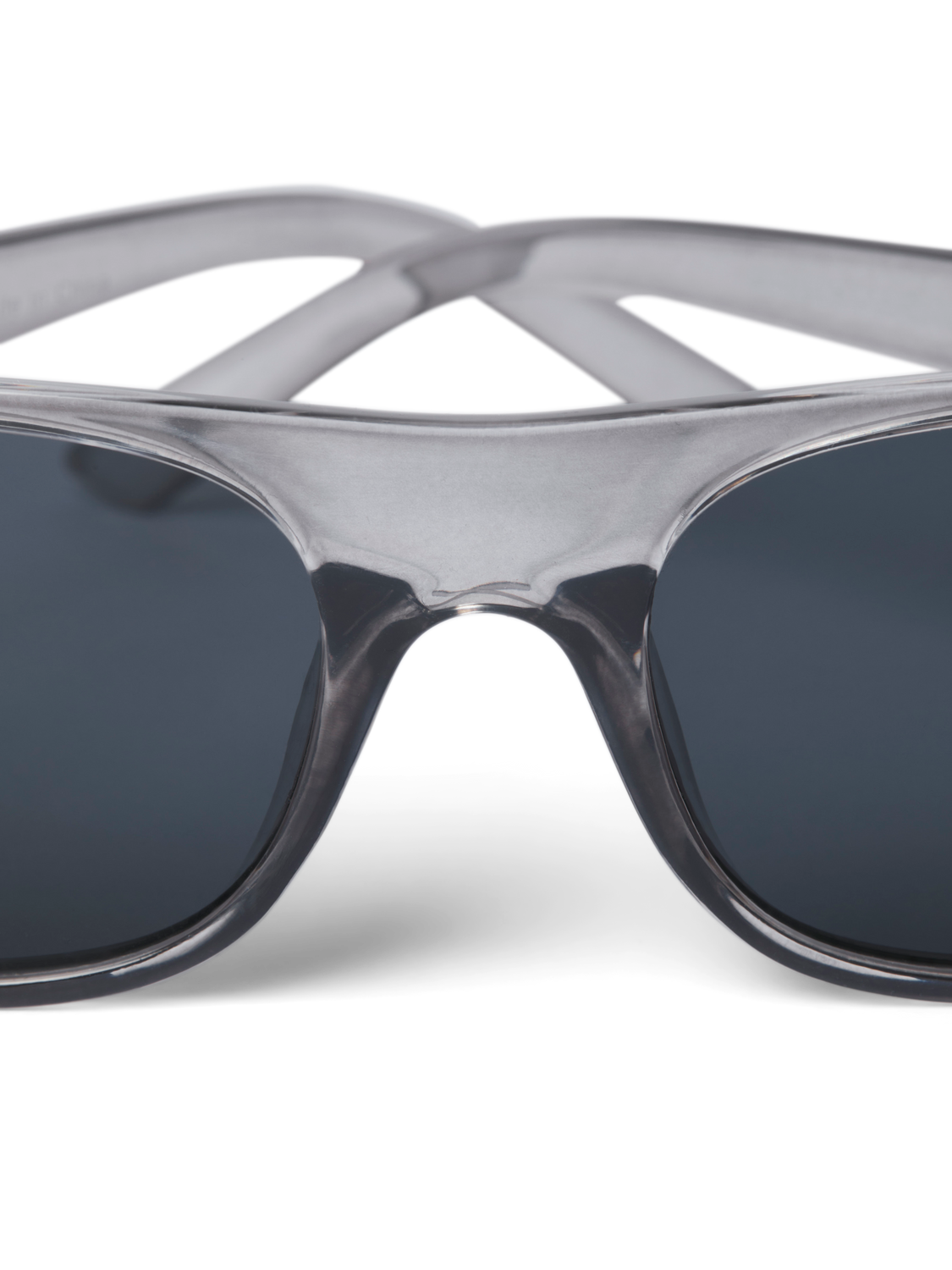 Jack & Jones Gafas de sol rectangulares Plástico -Light Grey Denim - 12262731