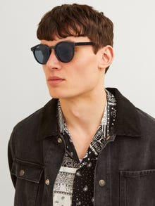 Jack & Jones Plastic Rectangular sunglasses -Pirate Black - 12262731