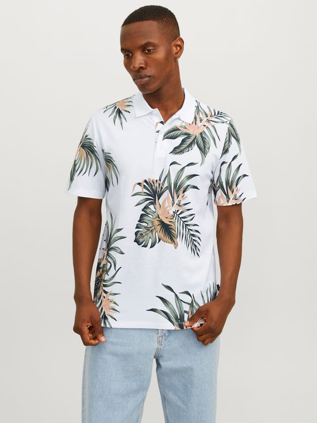 Jack & Jones Kõik-üle trükk Polo T-särk - 12262782