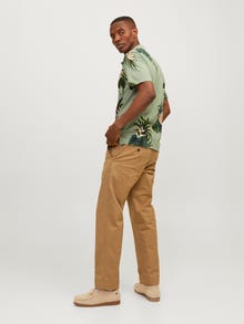 Jack & Jones Celoplošný potisk Polo límec Tričko -Lily Pad - 12262782