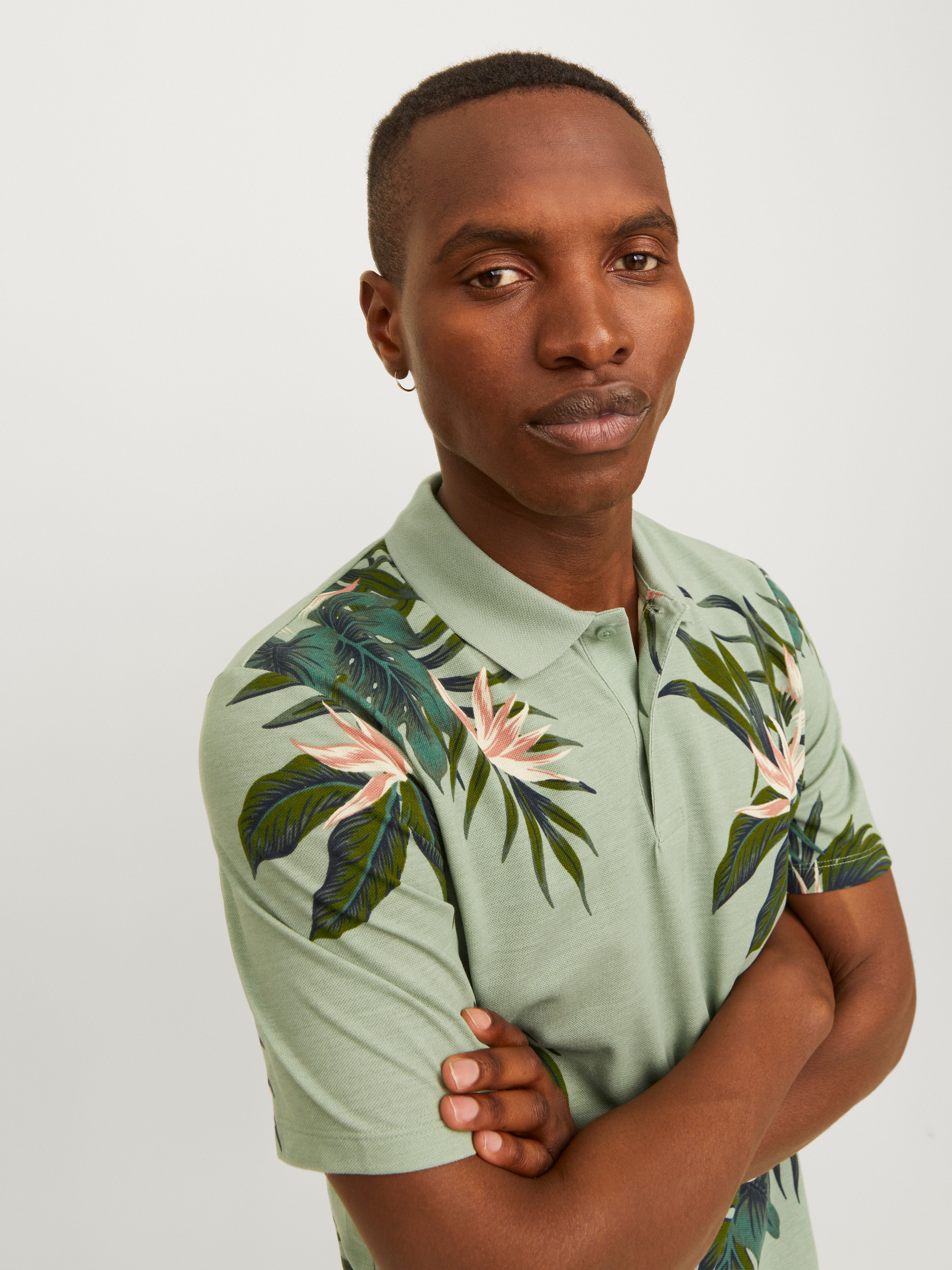 Jack & Jones T-shirt All Over Print Polo - 12262782