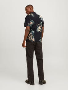 Jack & Jones All Over Print Polo T-skjorte -Black - 12262782