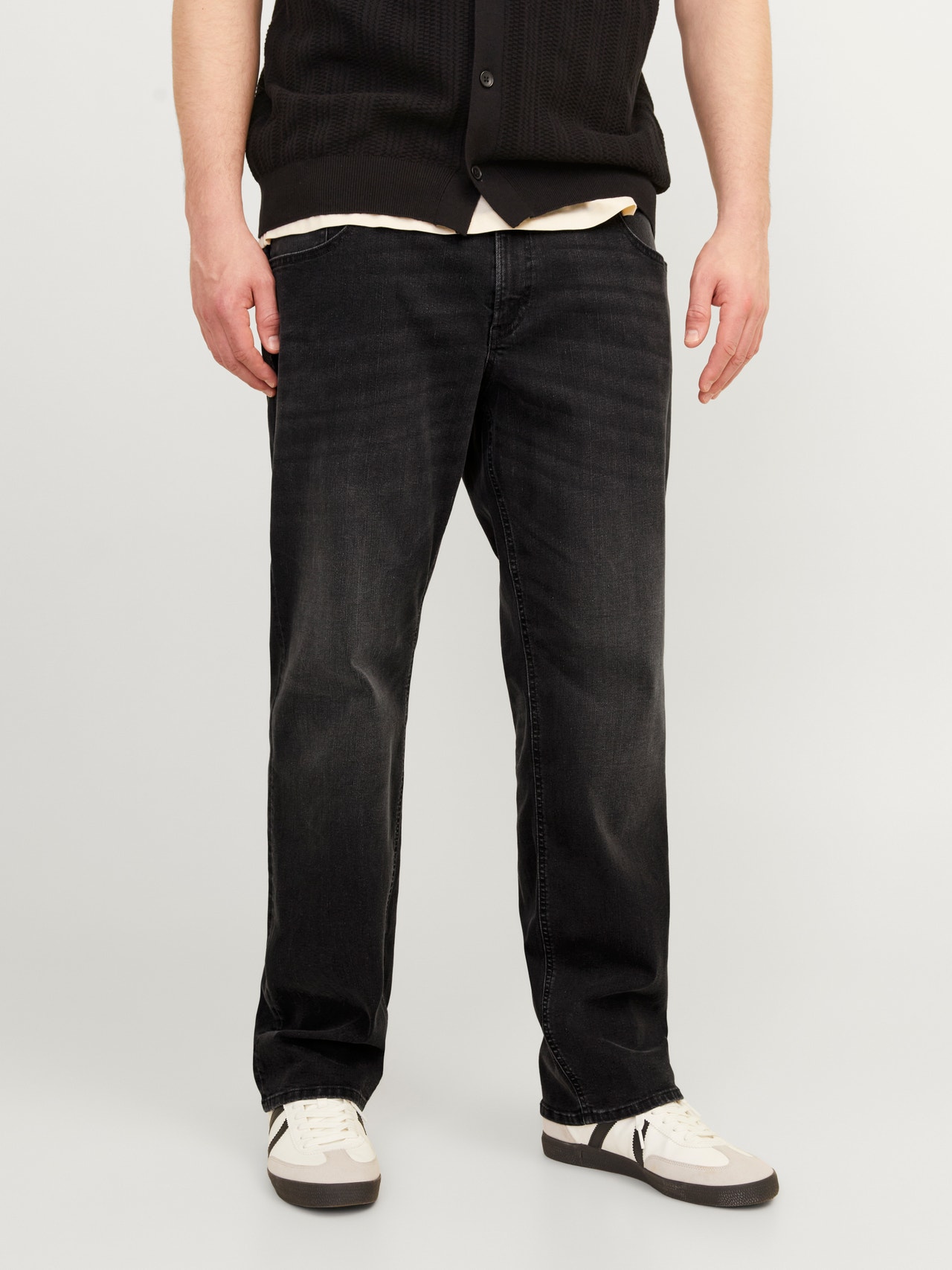 Jack & Jones Plus Size JJICLARK JJORIGINAL SQ 102 PLS Jeans Regular Fit -Black Denim - 12262813