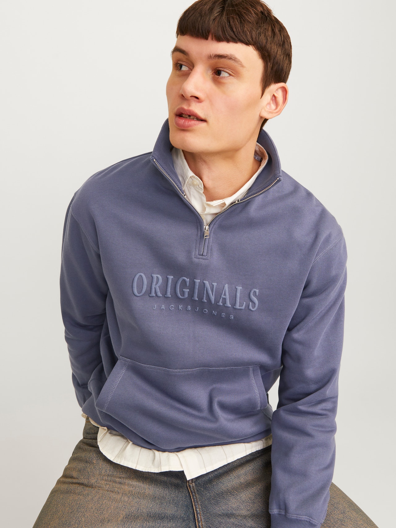 Jack&jones Marca Jack And Jones Sudadera Con Cremallera Hombre