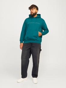 Jack & Jones Plus Size JJICHRIS JJCARPENTER SBD 716 PLS Vaqueros de corte holgado -Black Denim - 12262859