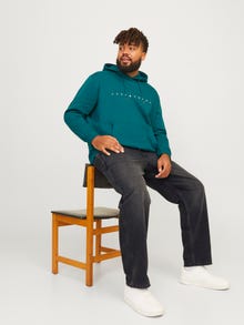 Jack & Jones Plus Size JJICHRIS JJCARPENTER SBD 716 PLS Vaqueros de corte holgado -Black Denim - 12262859