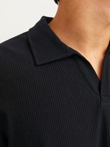 Jack & Jones Gedrukt Polo T-shirt -Black - 12262871