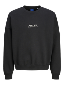 Jack & Jones Printed Sweatshirt -Black - 12262881
