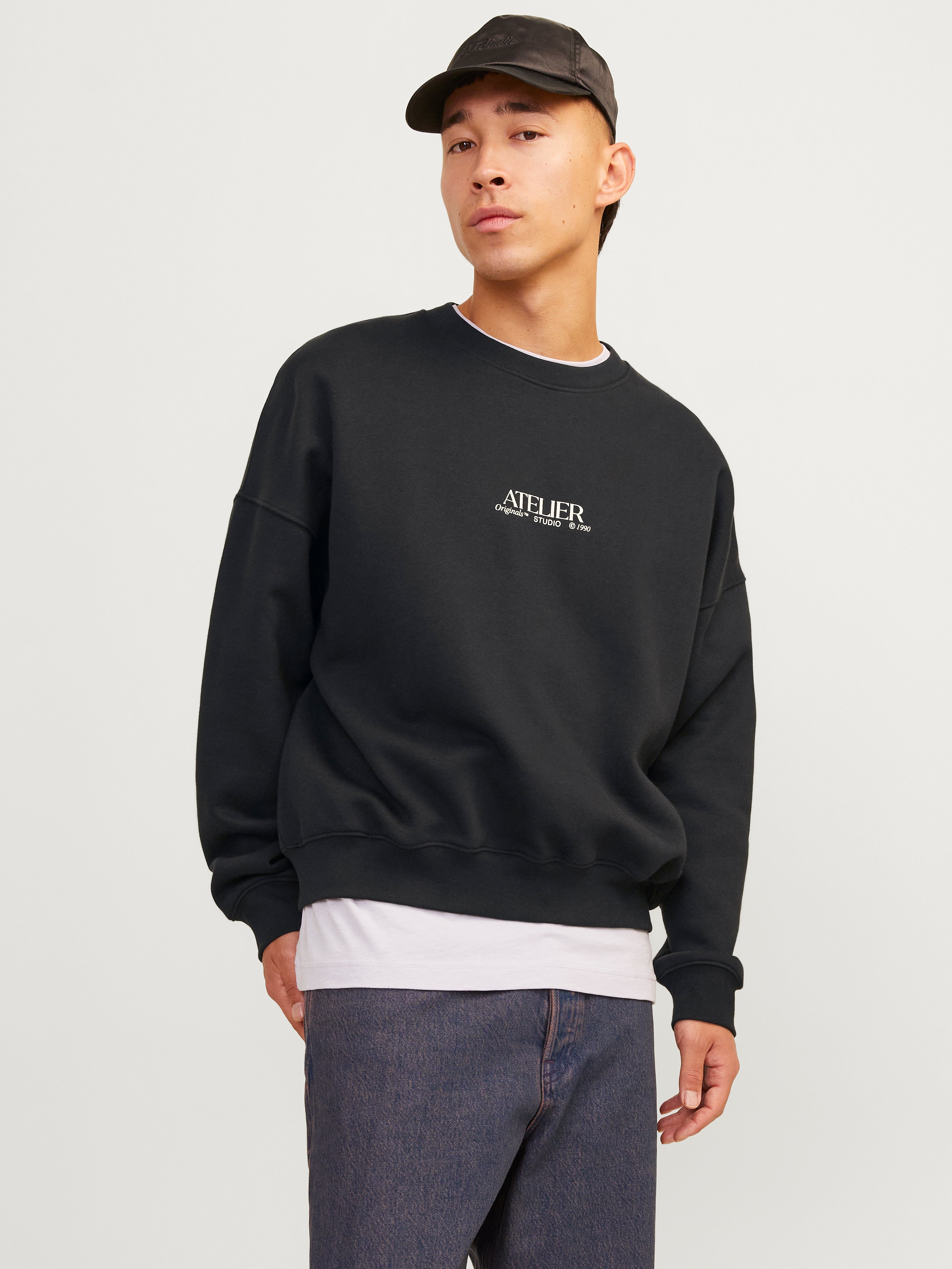 Gedruckt Sweatshirt