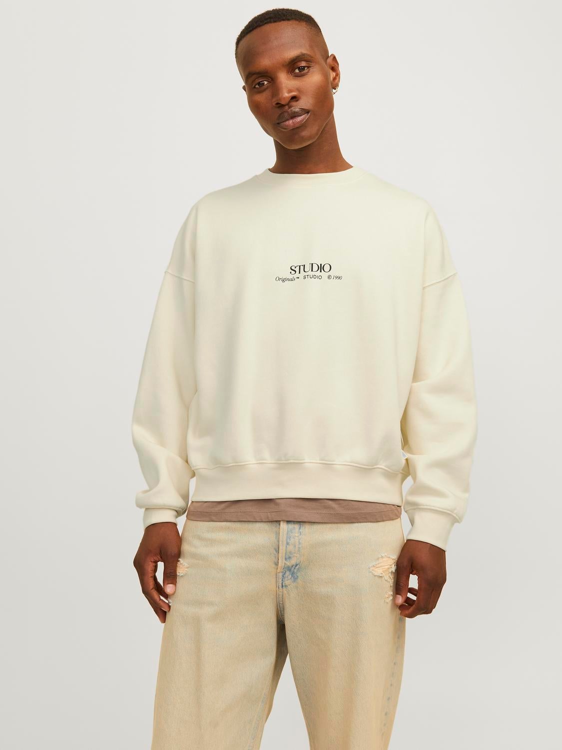 Gedruckt Sweatshirt