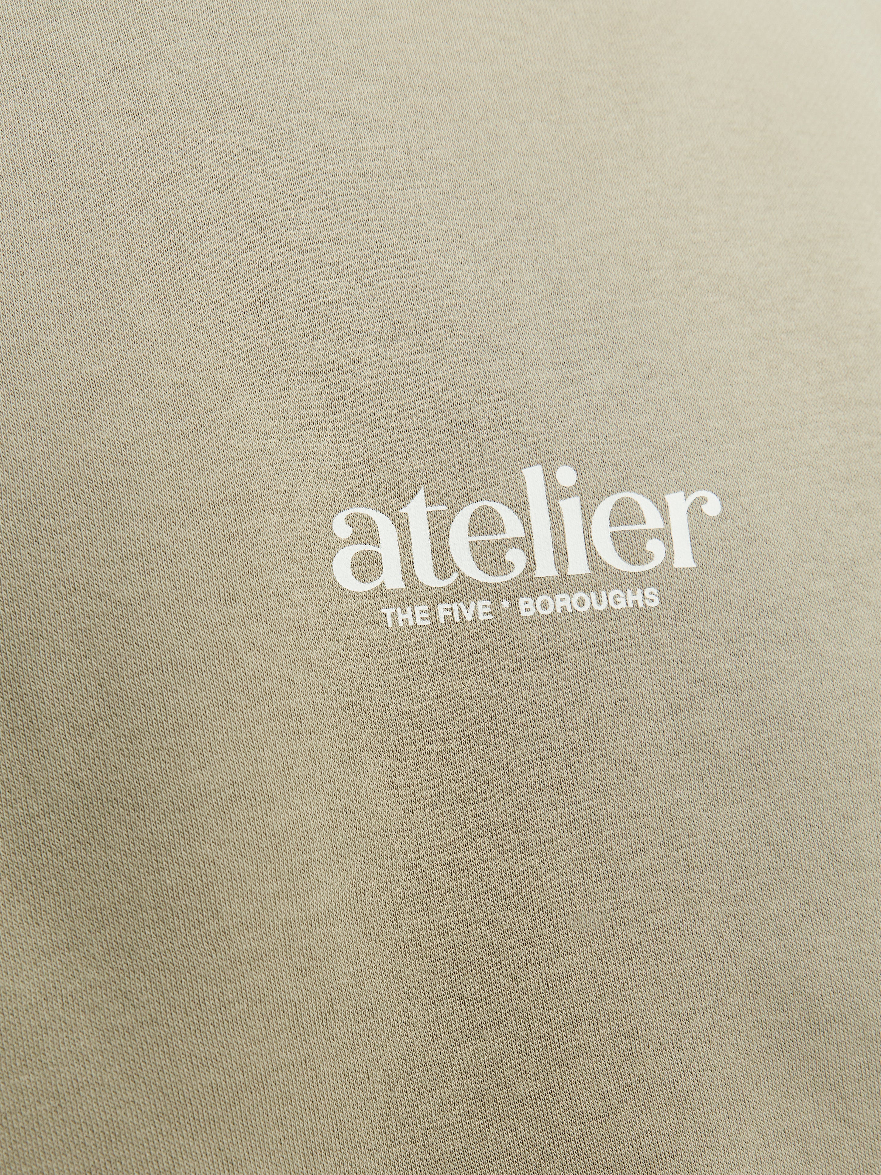 Jack & Jones Printed Sweatshirt -Silver Sage - 12262881