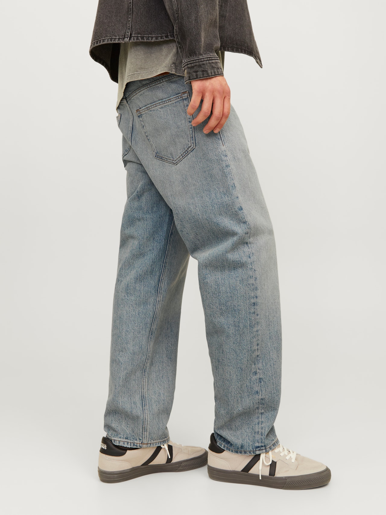 Jack & Jones Jjieddie Jjcooper Am 469 Jeans in Ecru Jack & Jones Jjieddie Jjcooper Am 469 Jeans in Ecru