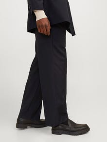 Jack & Jones Wide Leg Fit Plátěné kalhoty Chino -Black - 12262944