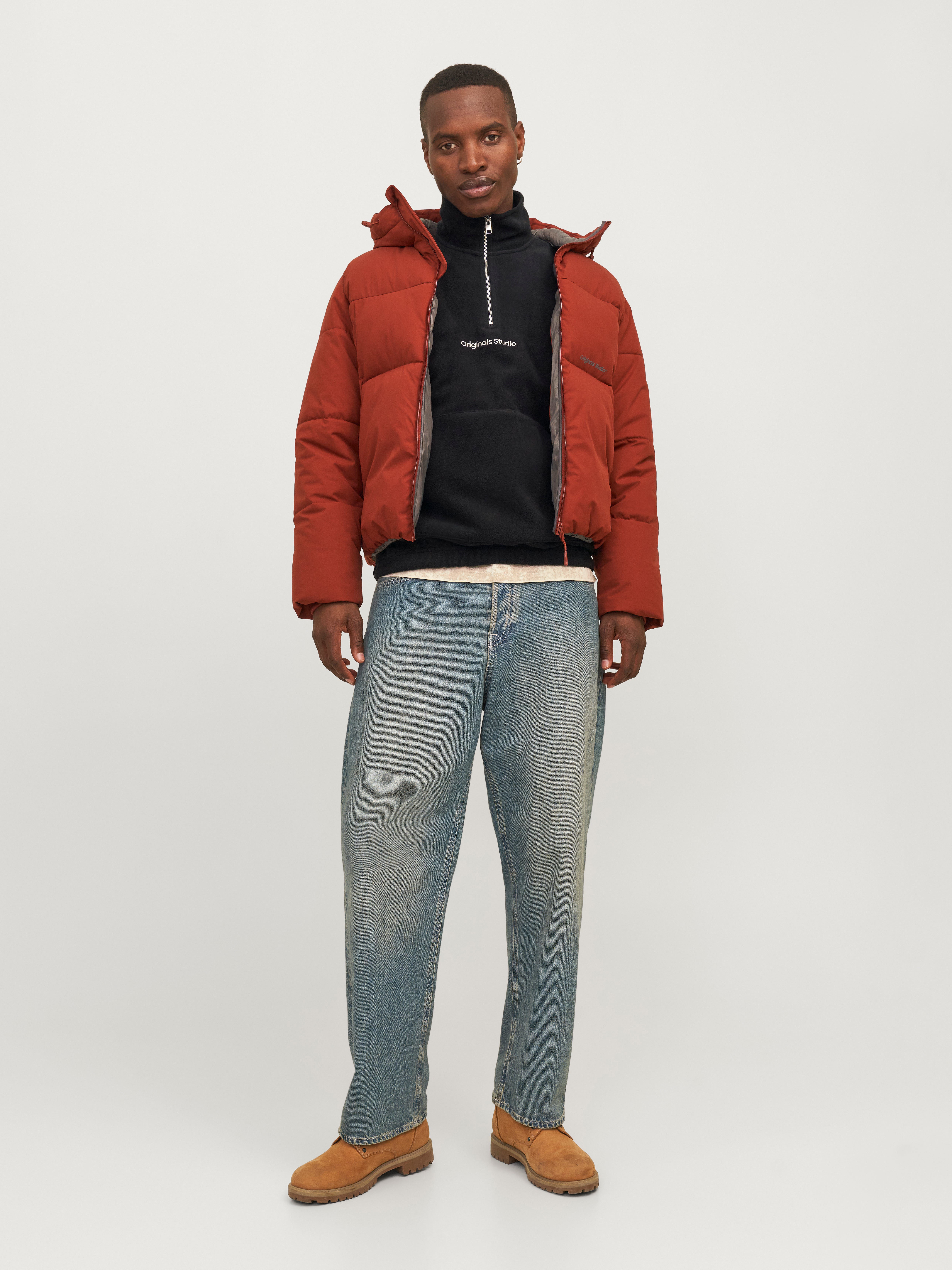 Thumbnail - Gedruckt Fleece Sweatshirt