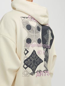 Jack & Jones Bluza z kapturem -Antique White - 12263036
