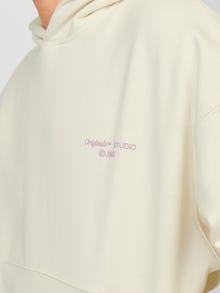 Jack & Jones Bluza z kapturem -Antique White - 12263036