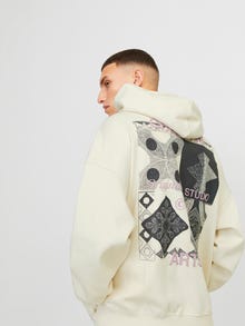 Jack & Jones Bluza z kapturem -Antique White - 12263036