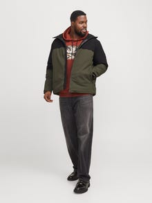 Jack & Jones Plius Paminkštinta striukė -Forest Night - 12263064