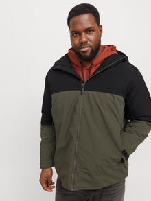 Jack & Jones Plius Paminkštinta striukė -Forest Night - 12263064