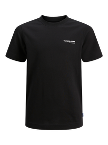 Jack & Jones Bedrukt T-shirt Voor jongens -Black - 12263087
