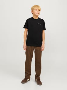 Jack & Jones T-shirt Estampar Para meninos -Black - 12263087