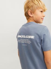 Jack & Jones Trykk T-skjorte For gutter -Flint Stone - 12263087