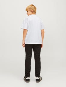 Jack & Jones Trykk T-skjorte For gutter -Bright White - 12263146
