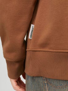 Jack & Jones Painettu Huppari -Mocha Bisque - 12263179
