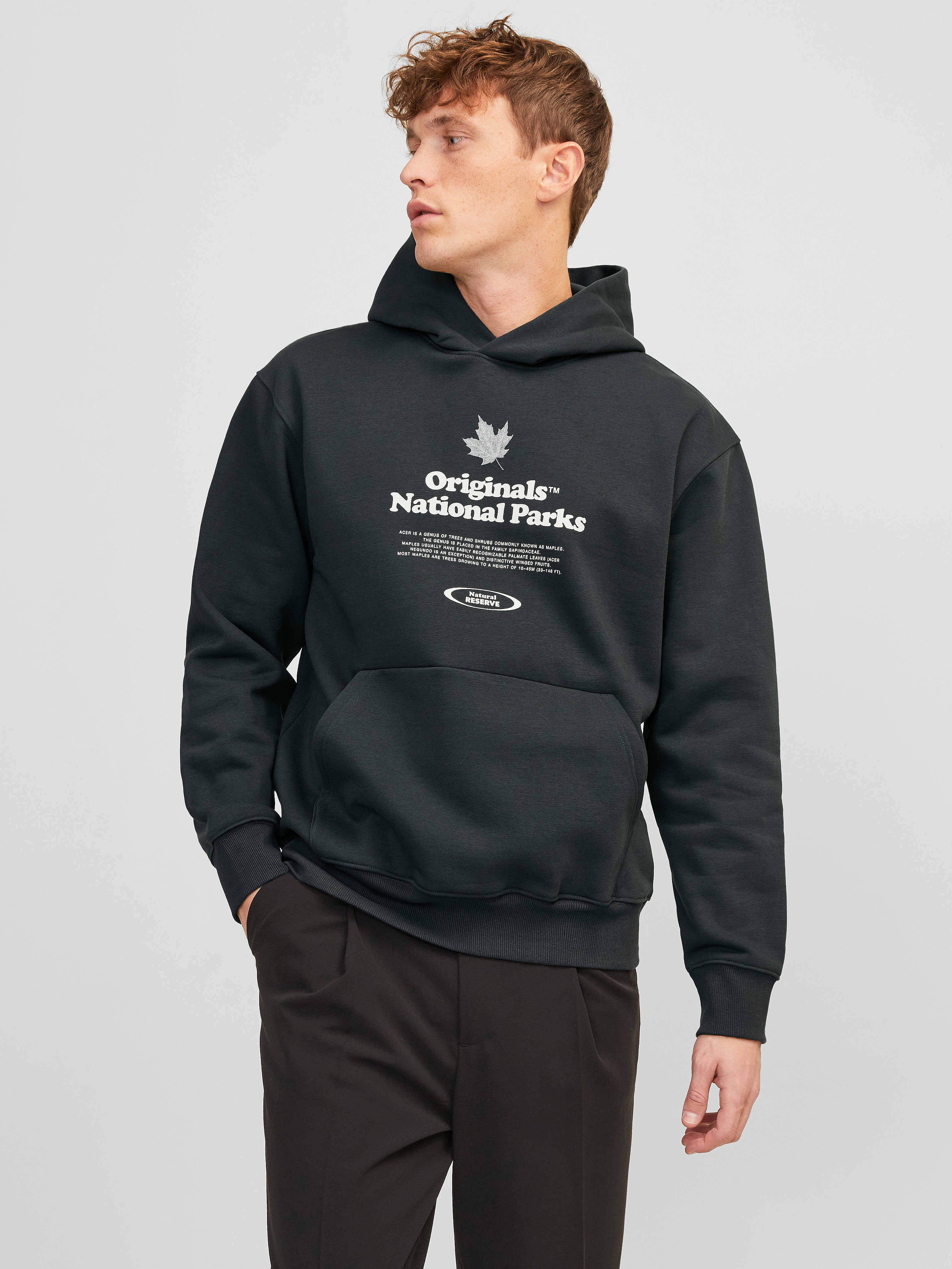 Gedruckt Kapuzenpullover