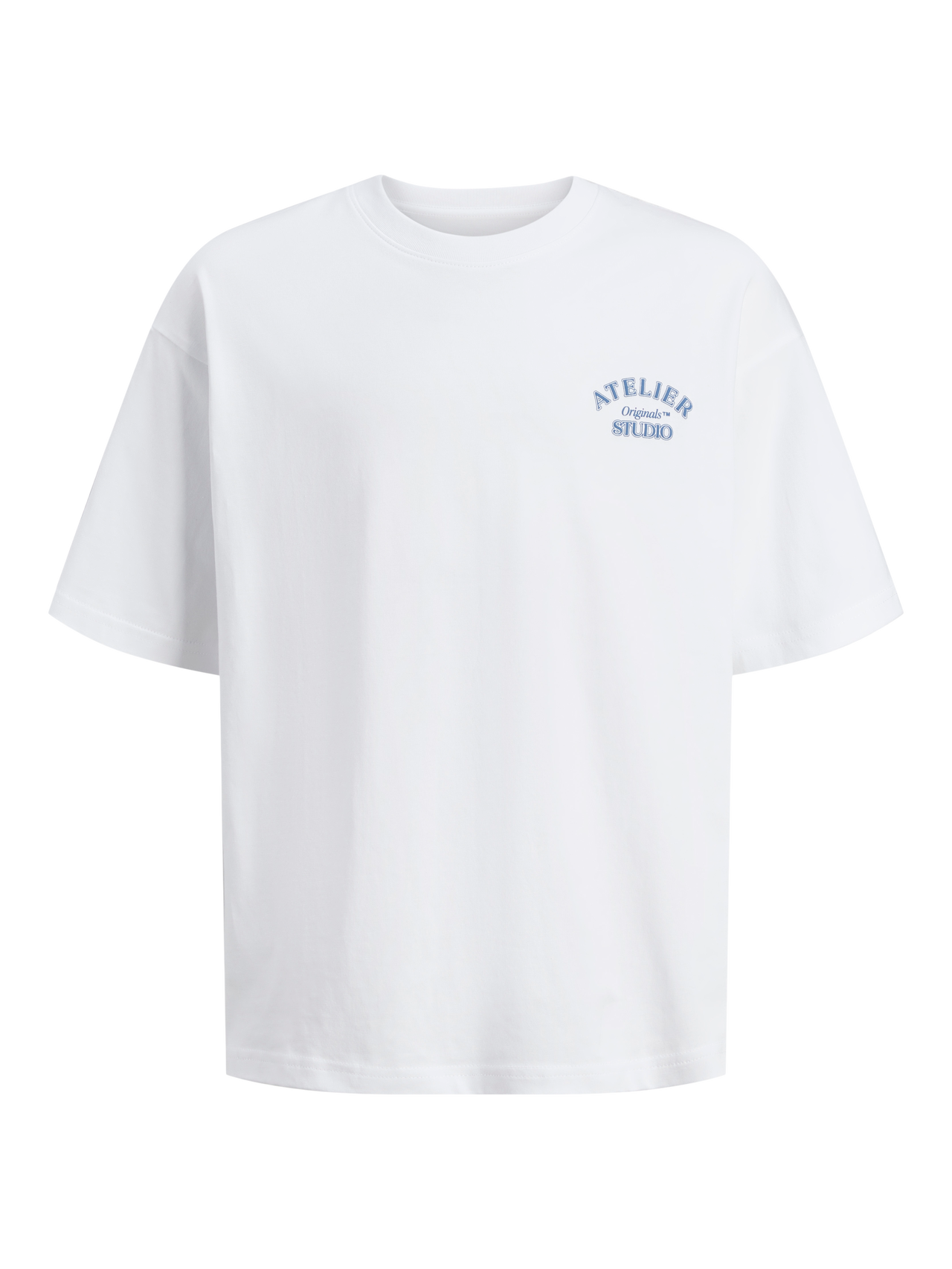 Jack & Jones Bedrukt T-shirt Voor jongens -Bright White - 12263182