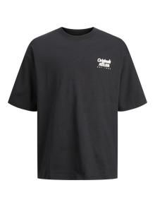 Jack & Jones Printed T-shirt For boys -Black - 12263182