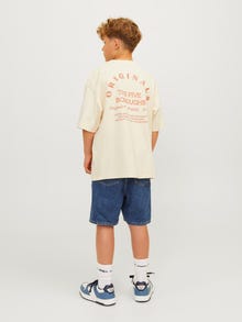 Jack & Jones Bedrukt T-shirt Voor jongens -Buttercream - 12263182