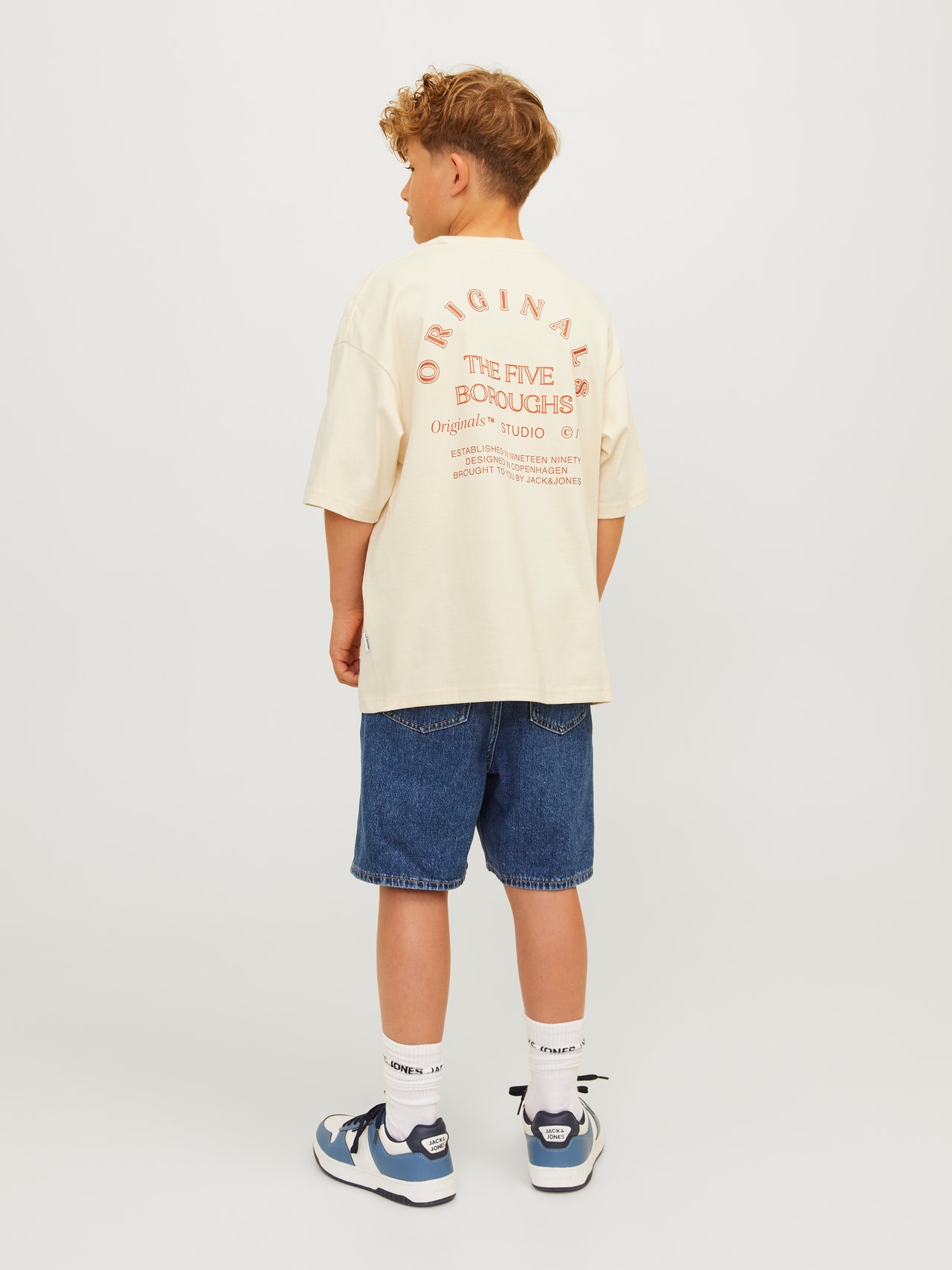 Jack & Jones T-shirt Stampato Per Bambino -Buttercream - 12263182