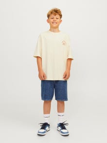 Jack & Jones Gedrukt T-shirt Voor jongens -Buttercream - 12263182