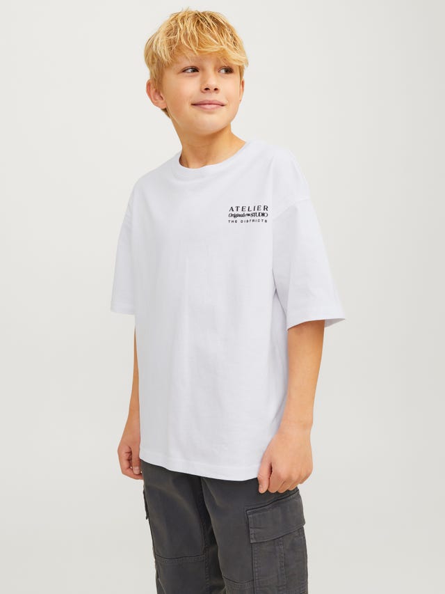 Jack & Jones Printet T-shirt Til drenge - 12263183