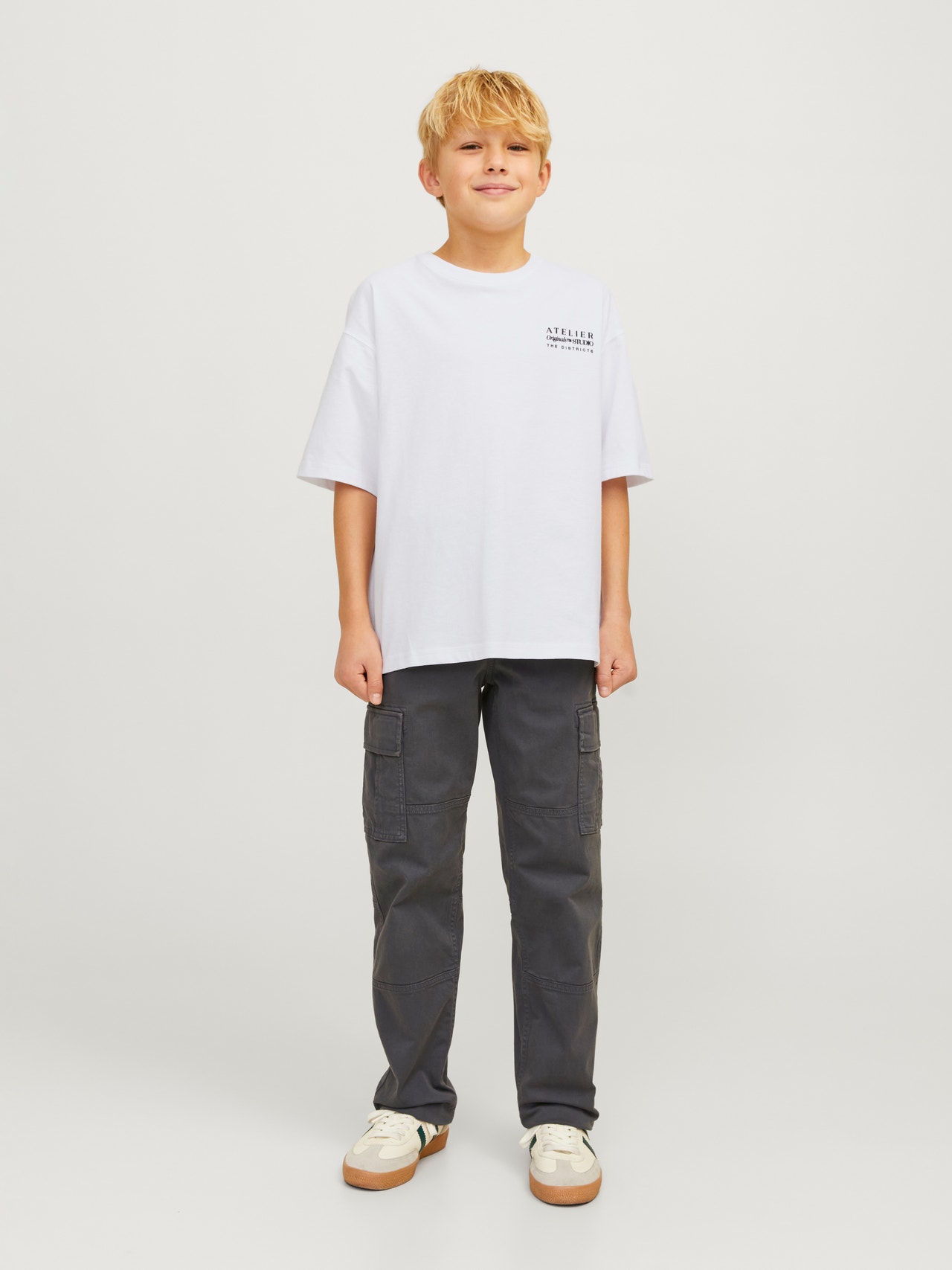 Jack & Jones Printed T-shirt For boys -Bright White - 12263183