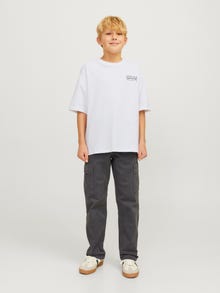Jack & Jones Spausdintas raštas Marškinėliai For boys -Bright White - 12263183