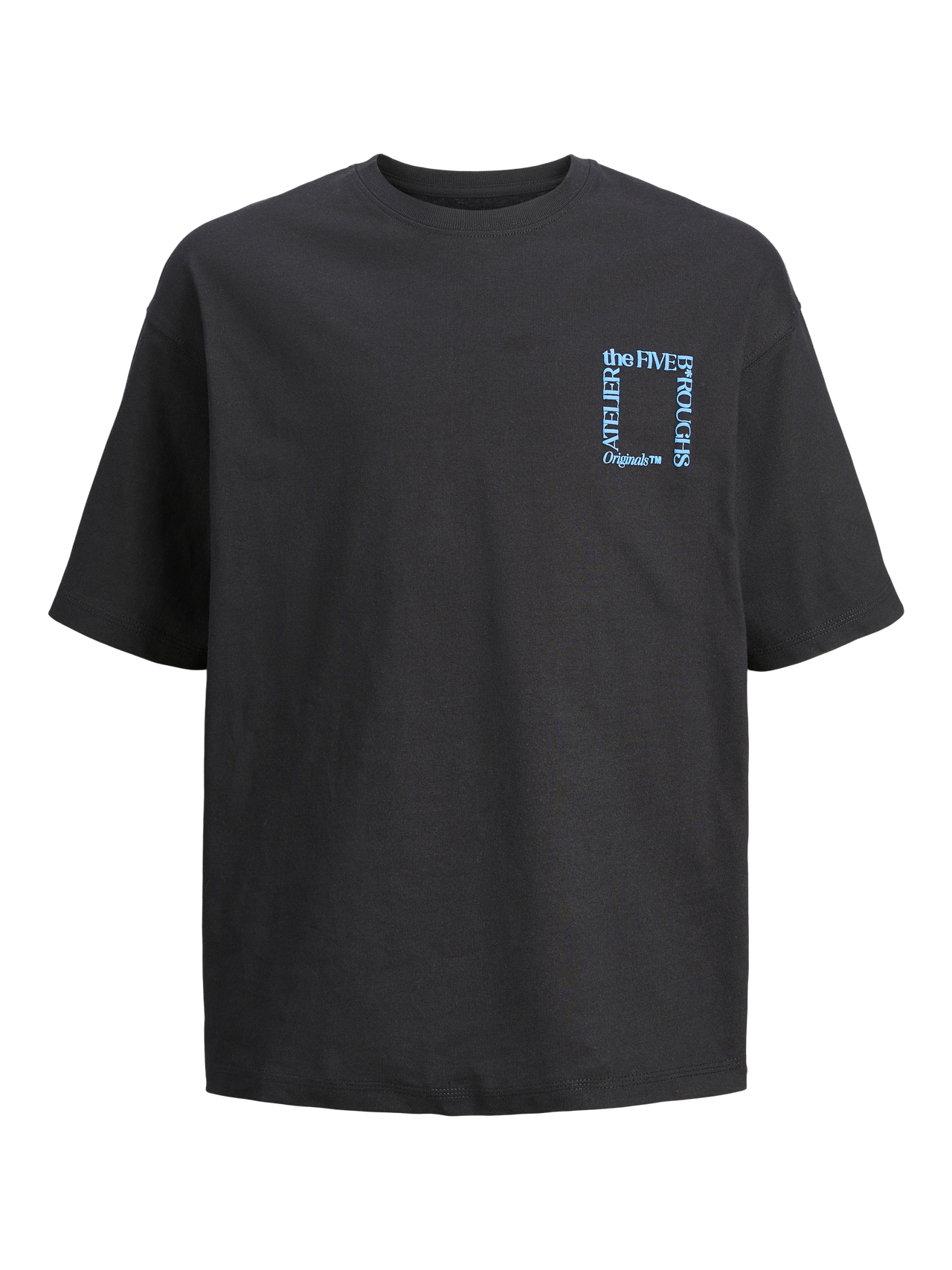 Jack & Jones Printet T-shirt Til drenge -Black - 12263183