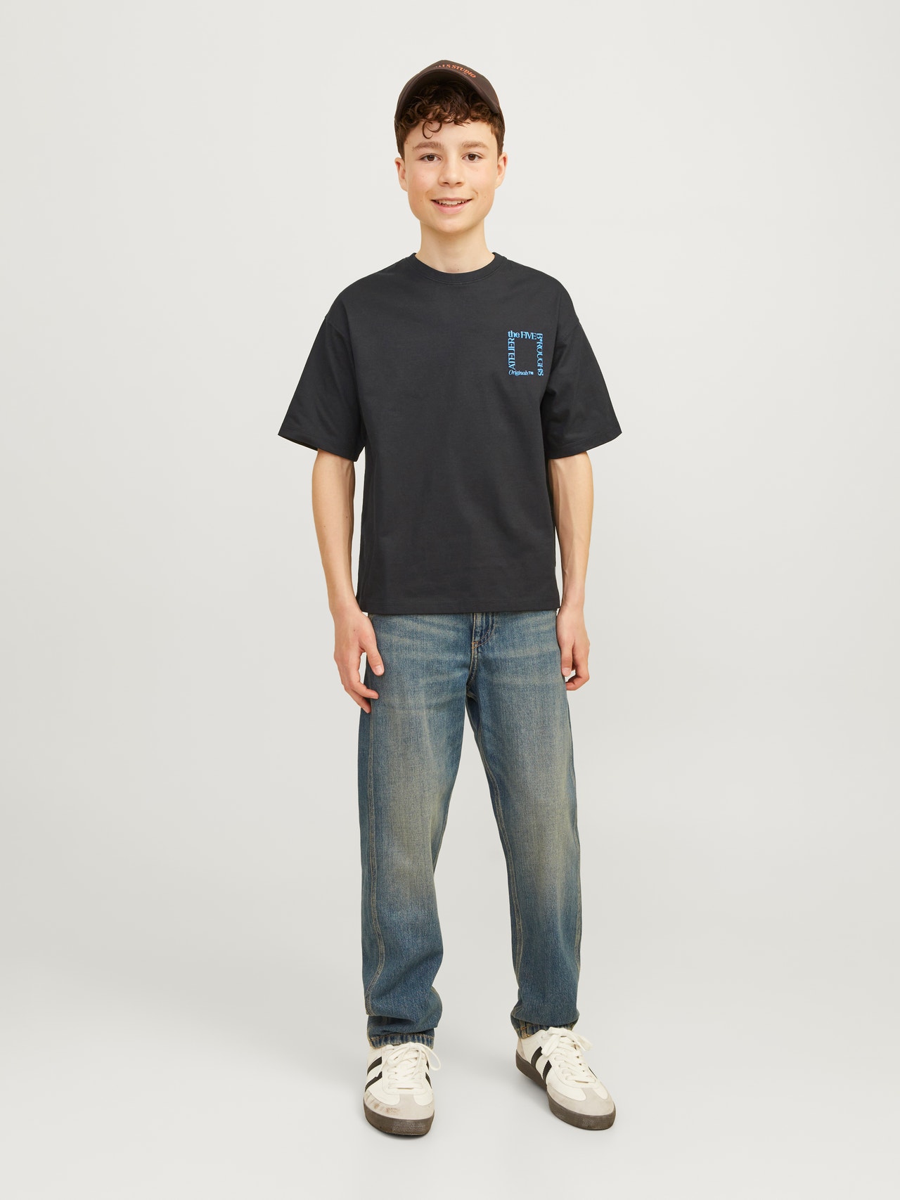 Jack & Jones Bedrukt T-shirt Voor jongens -Black - 12263183