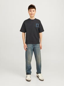 Jack & Jones Trykk T-skjorte For gutter -Black - 12263183
