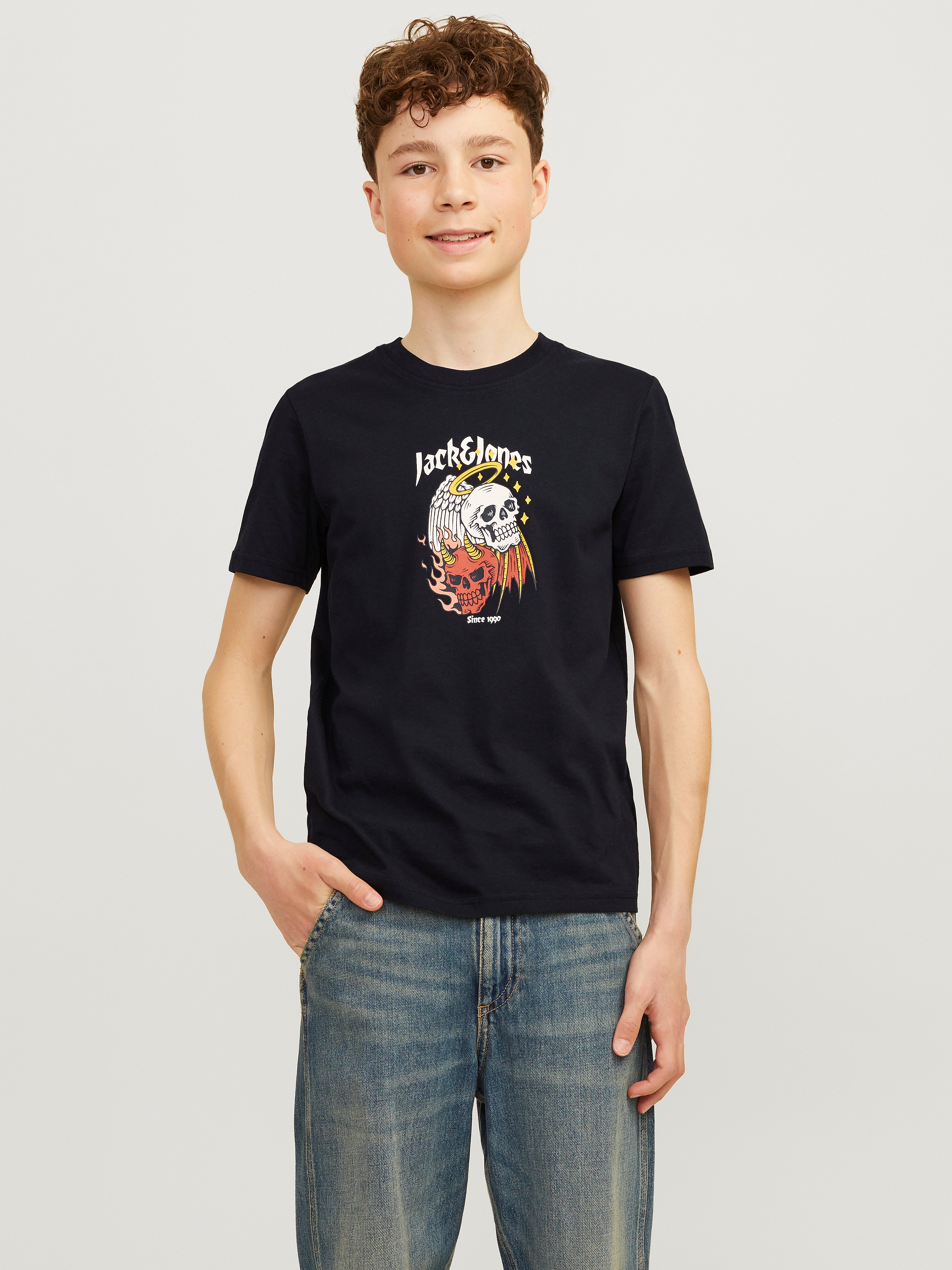 Jack & Jones Printet T-shirt Til drenge - 12263213