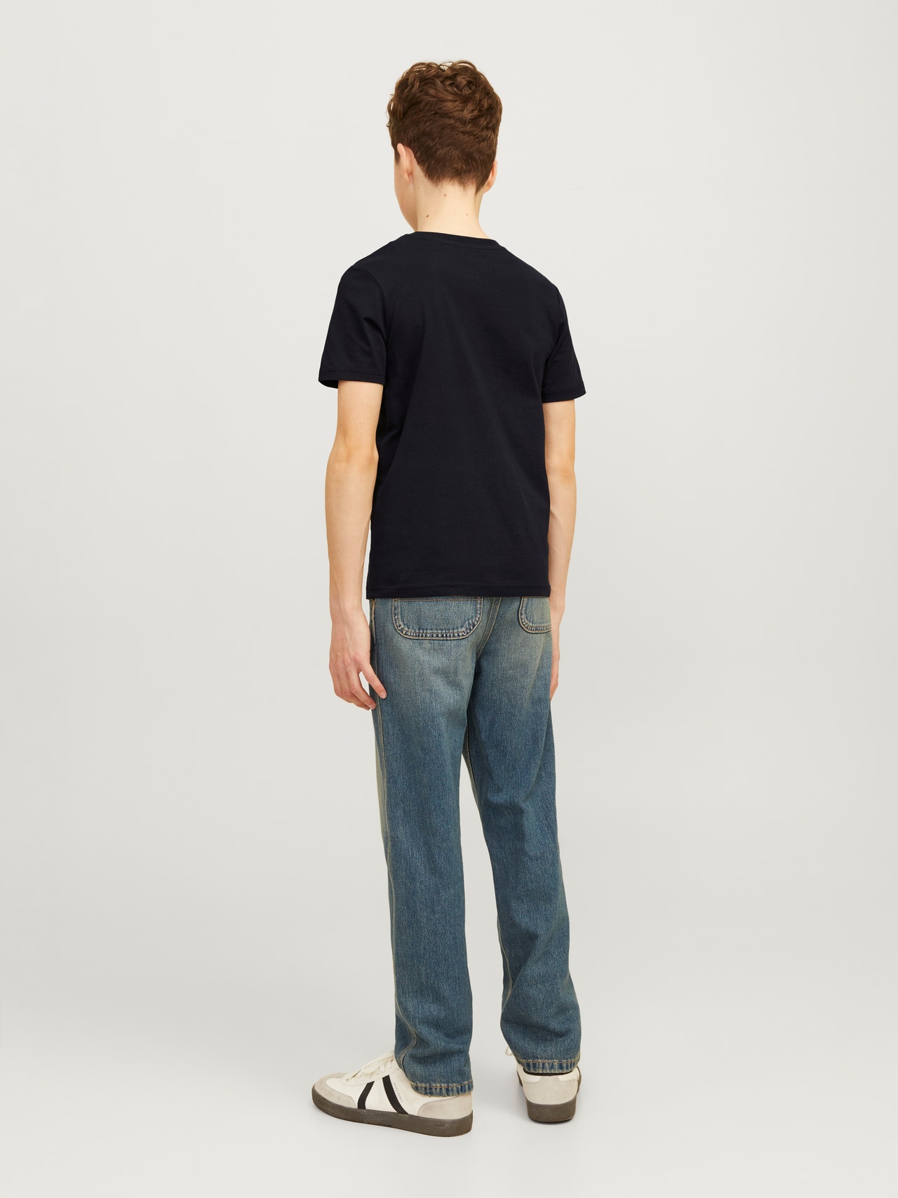 Jack & Jones Trykk T-skjorte For gutter -Black - 12263213
