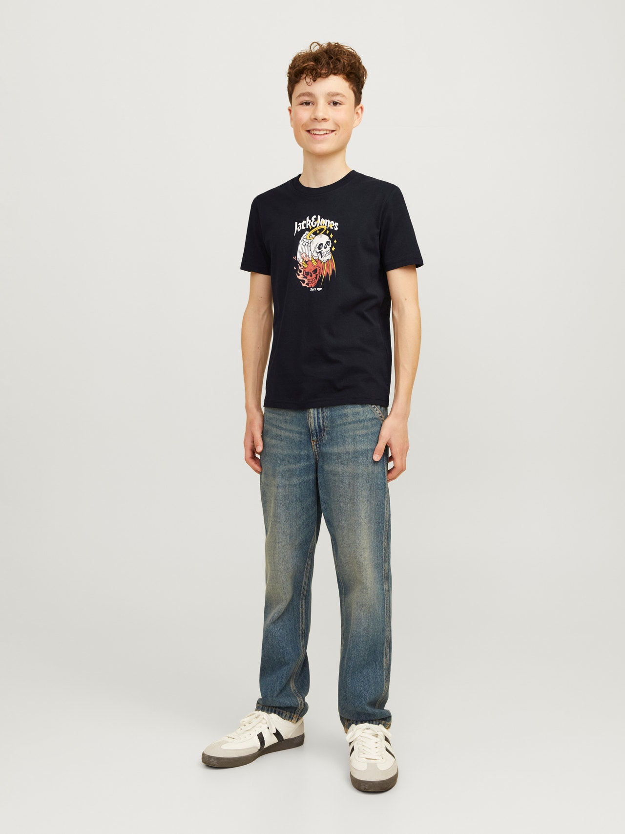 Jack & Jones T-shirt Imprimé Pour les garçons -Black - 12263213