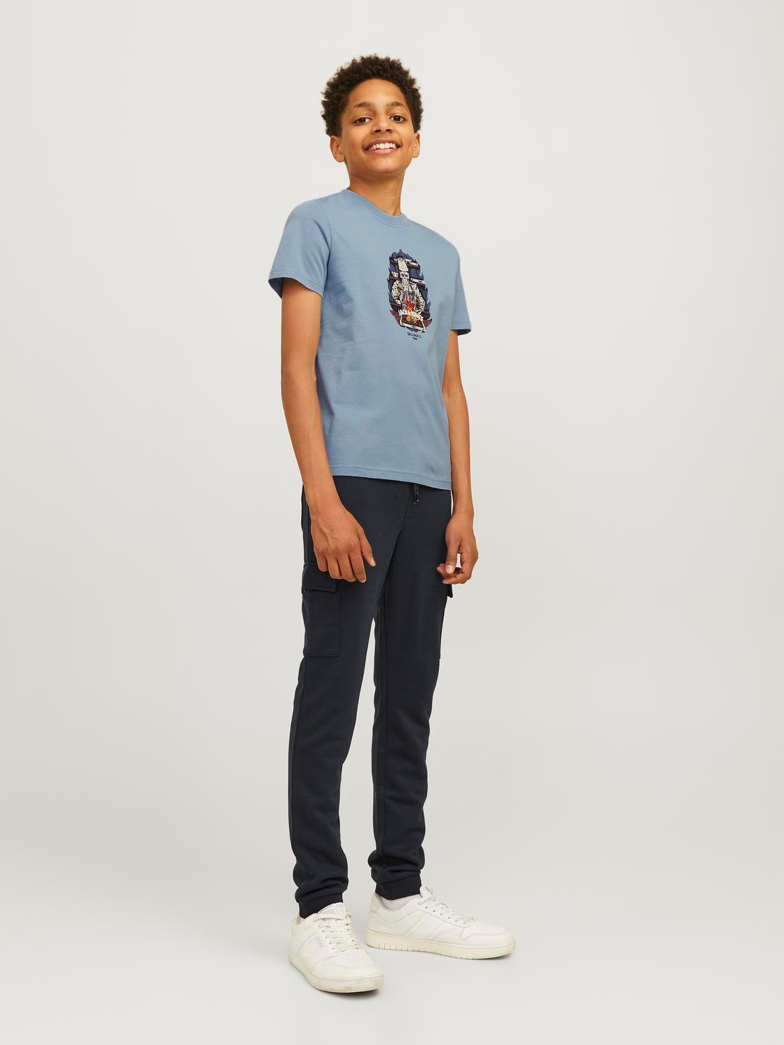 Jack & Jones Printed T-shirt For boys -Mountain Spring - 12263213